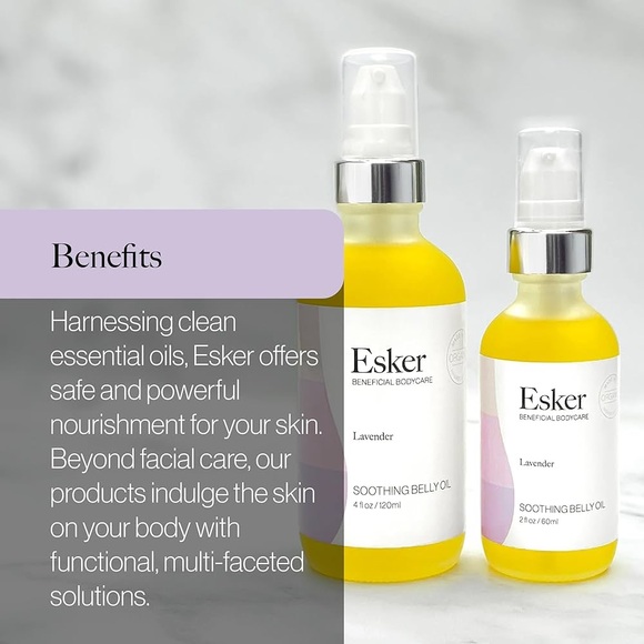 New Esker Beneficial Bodycare Soothing Belly Oil 4oz!!🔥🔥🔥 - Picture 6 of 15